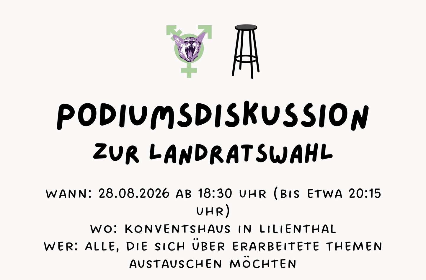 Podiumsdiskussion zur Landratswahl
